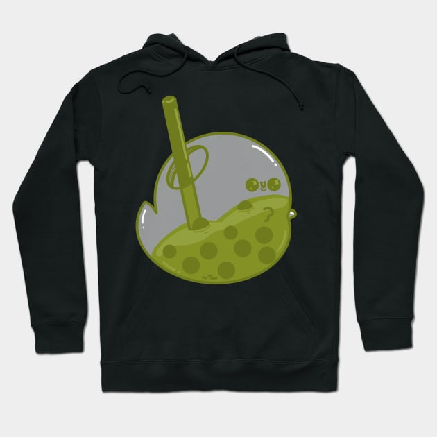 Matcha Ghostea Hoodie by Fluffymafi